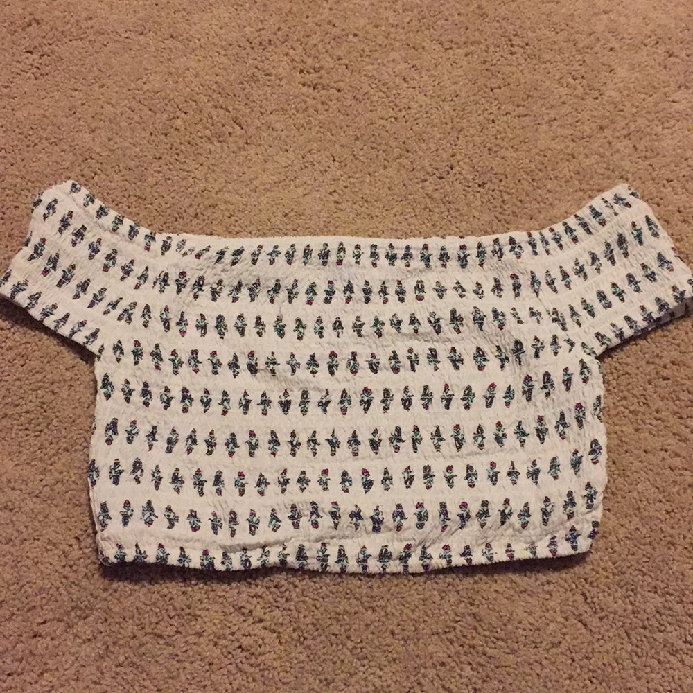 Charlotte Russse Flower Crop Top